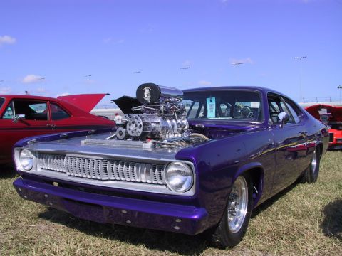 A blower there...